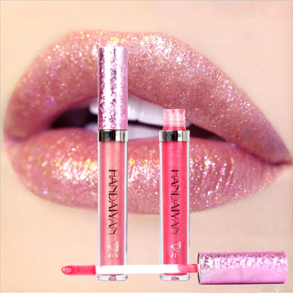 Яркий блеск для губ 6 Цвет Матовая жидкая Shimmer Matte Lip stick Водонепроницаемый макияж с эффектом "металлик" блеск для губ губы Красота косметический