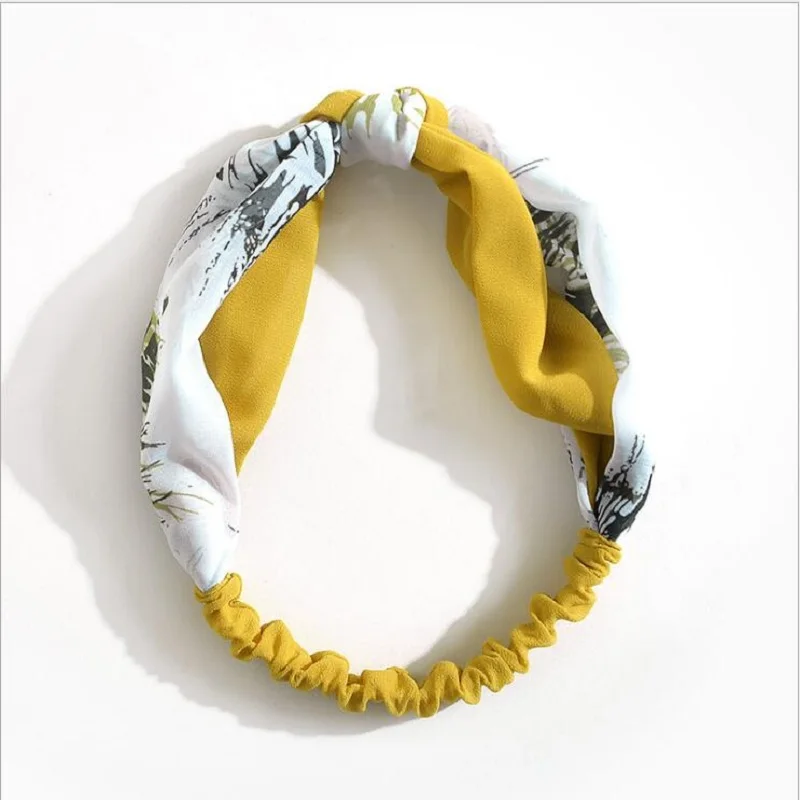 Женская повязка на голову Find Me с цветочным принтом эластичная резинка для волос