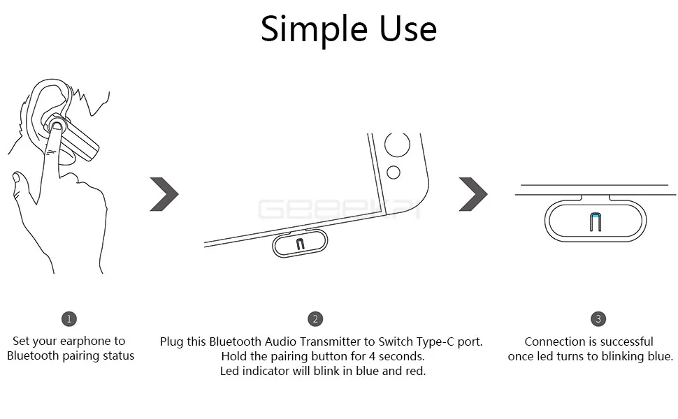 GeeekPi Gulikit Route+ Pro Bluetooth передатчик беспроводной аудио Usb-C адаптер приемник с голосовой передачей для ПК гарнитуры