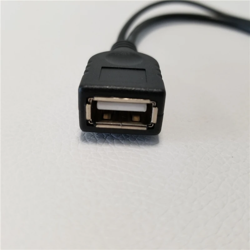 10 шт./лот двойной 2 порта USB 0 Data + Power A Male to Female y-разветвитель Кабель-адаптер шнур 15