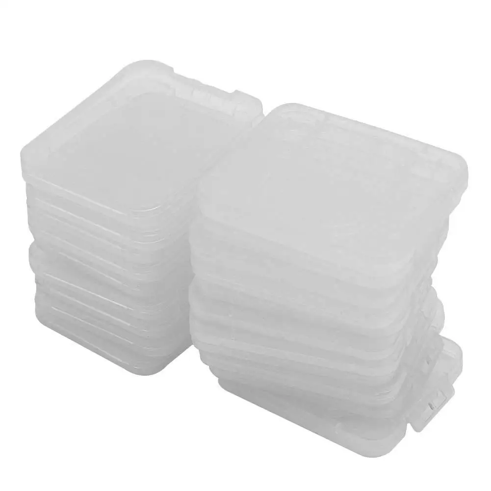 20 шт. прозрачный стандартный SD SDHC чехол для держателя карты памяти защитная