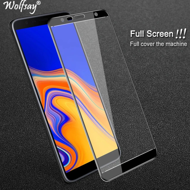 Стекло Wolfsay для Samsung Galaxy J6 Plus J610 1 шт. защита экрана закаленное стекло Prime пленка