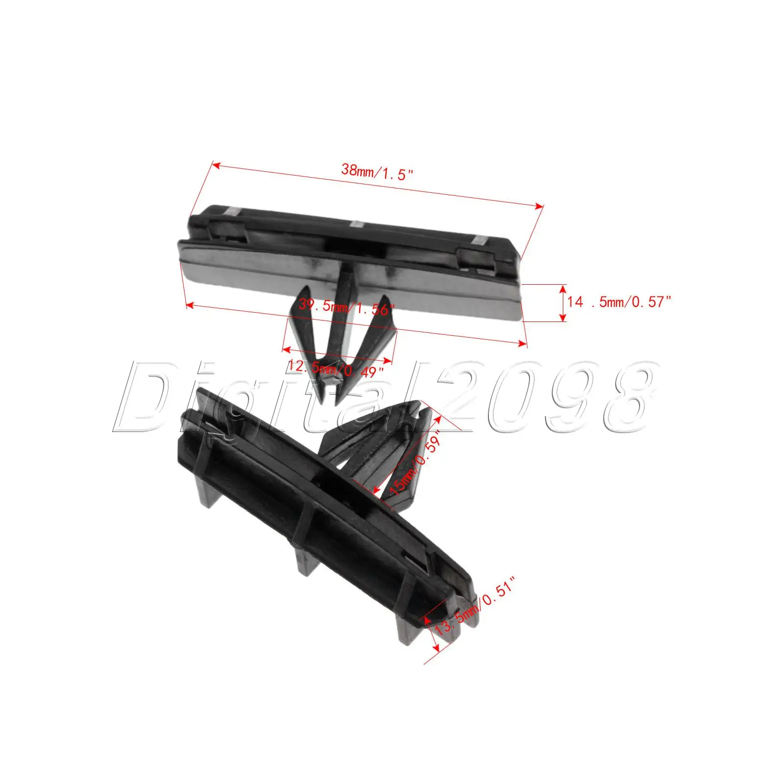 25 шт. фиксаторы для передней панели пластиковые заклепки 68039280 AA Jeep Wrangler JK 2007
