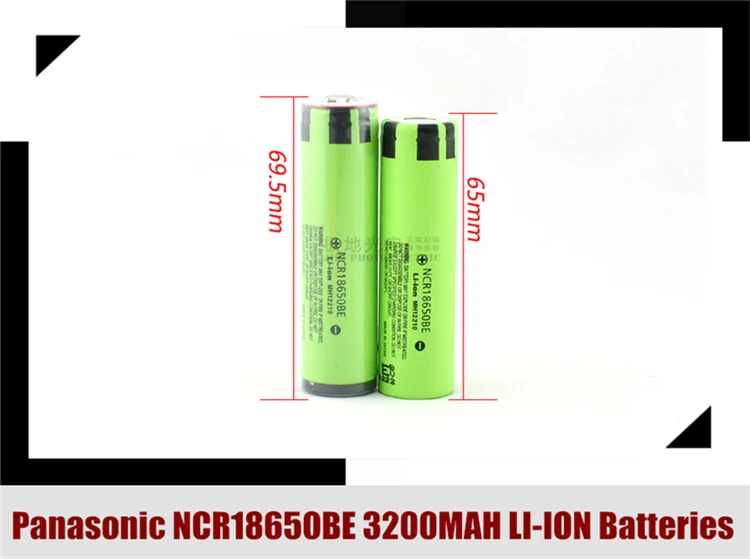 Free Shipping for Panasonic NCR18650BE 3200mah 3.7v 18650 Dynamic lithium ion Rechargeable battery Cell with PCB Protection | Электроника