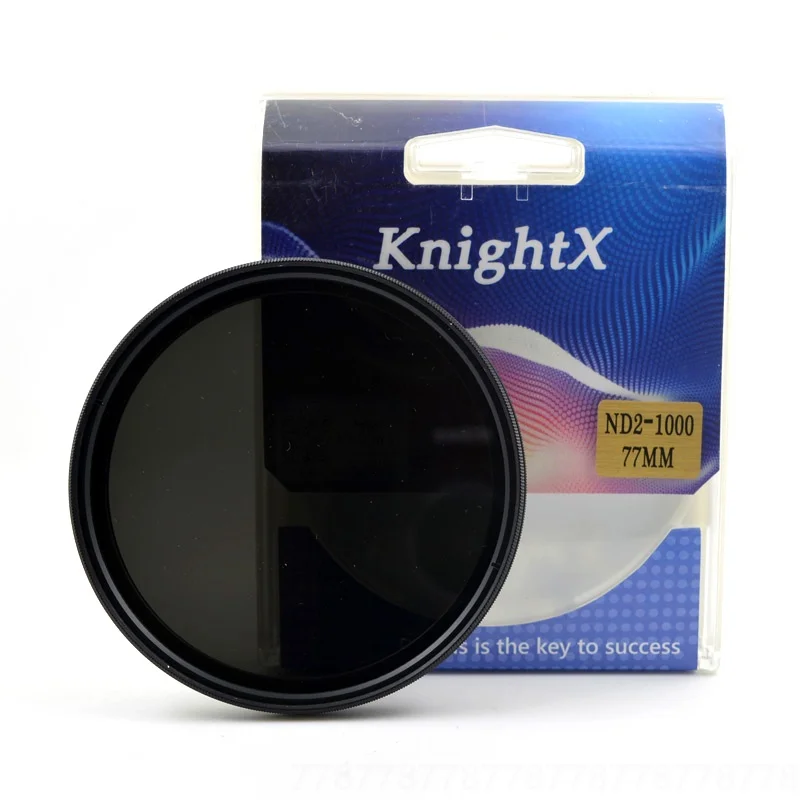 ND2-ND1000 KnightX от ND2 до ND1000 ND400 ND2-400 ND2-ND400 с переменной плотностью ND фильтр объектива камеры для canon nikon 49 52 мм 55 мм 58 мм 67 мм 77 мм - Цвет: ND2-ND1000