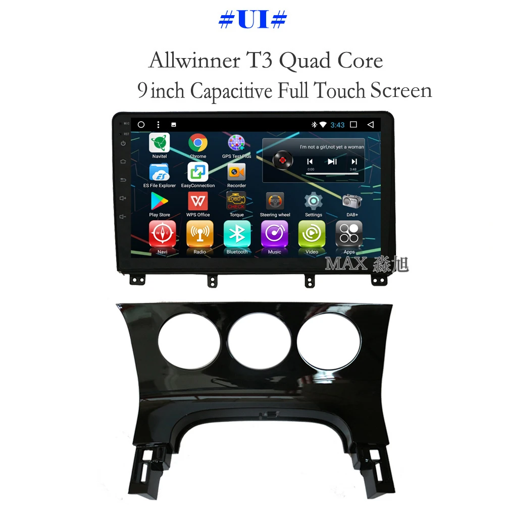 MAX 9&quot Android 8.1 2G 16G GPS navigation Car DVD Player for Peugeot 3008 2009 2010-2015 Radio RDS Bluetooth WiFi SWC Maps | Автомобили