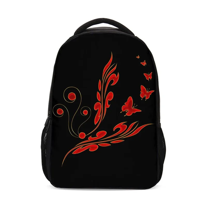 

Backpack For Girls Boys Fashion Cool Butterfly 3D Printing Bookbag Teenage Kids School Bag Rugzak Plecak Satchel Mochila Escolar