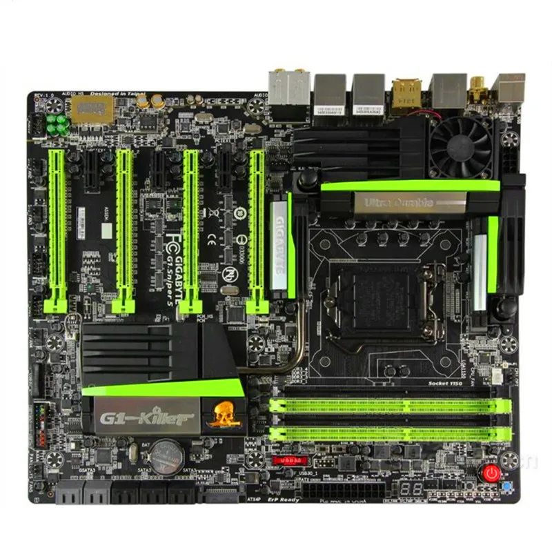 Материнская плата Gigabyte для настольного компьютера G1.Sniper 5 Z87 LGA 1150 i3 i5 i7 DDR3 32G SATA3