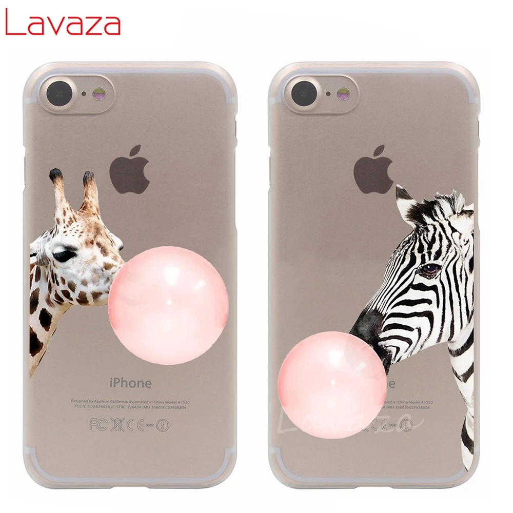 Твердый чехол для телефона Lavaza с милыми животными Apple iPhone 6 6s 7 8 Plus X 5 5S SE чехлы XS Max XR