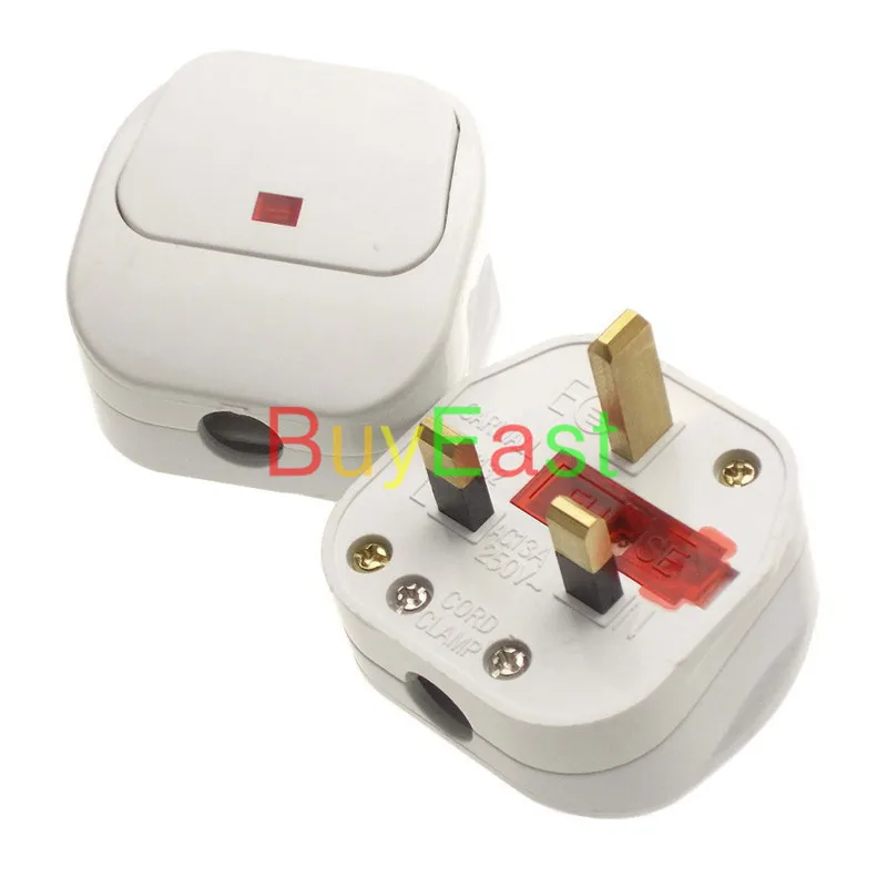 Великобритания Ирландия Малайзия Сингапур HK Rewireable Plug основной переключатель