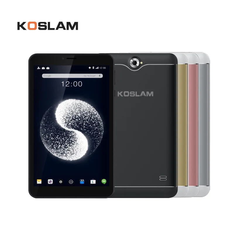 Планшетный ПК KOSLAM 7 дюймов Android 0 MTK четырехъядерный 1 ГБ ОЗУ 8 Гб ПЗУ две sim карты AGPS
