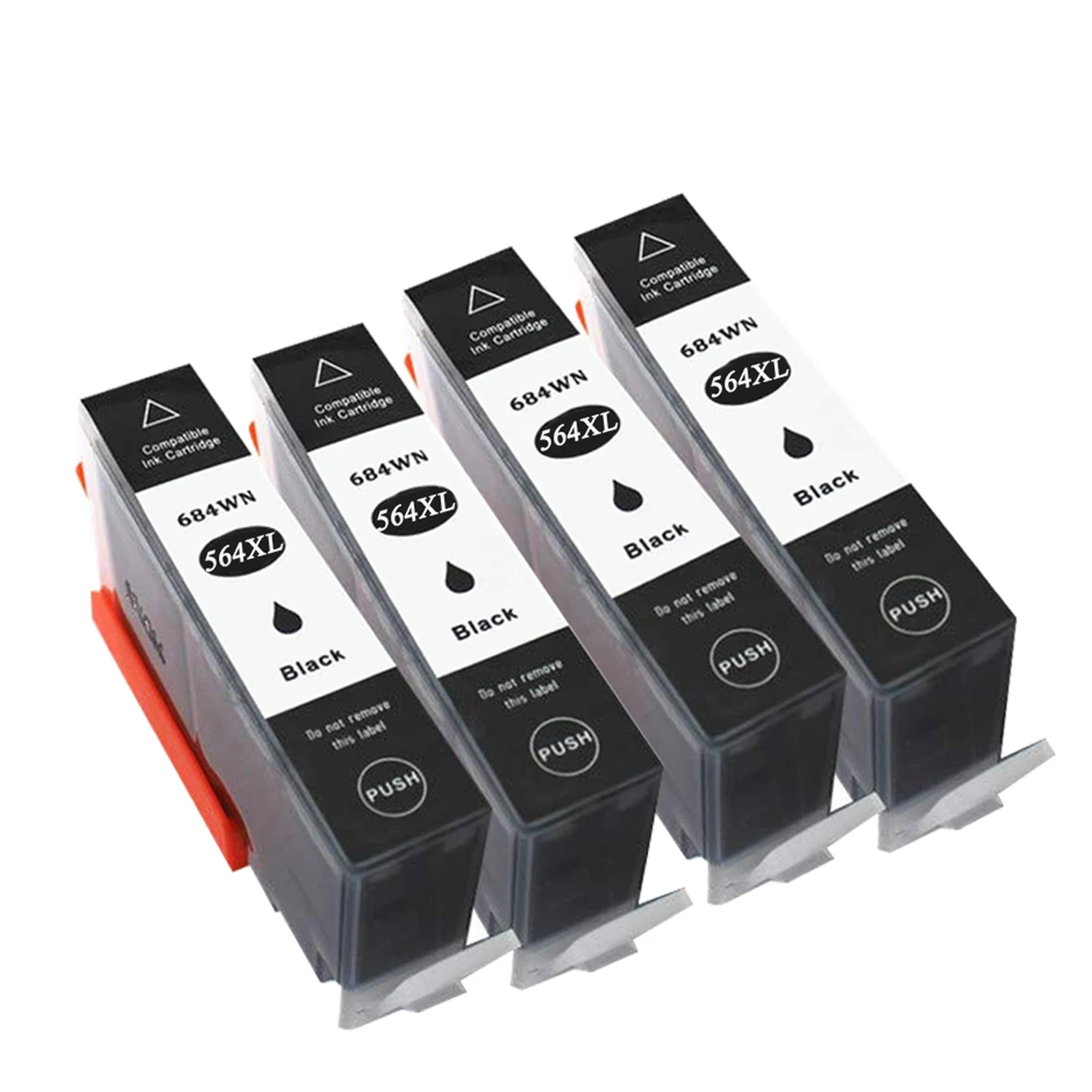 4 черный 564 XL 564XL совместимый чернильный картридж для hp Photosmart 5510 5511 5512 5514 5515 5520 5525 6510 6512 6515 6520 7510 7515