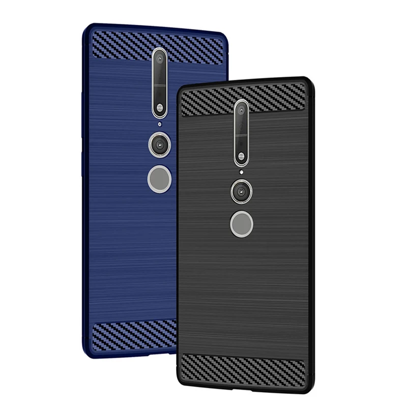 Защитный чехол из ТПУ Для lenovo Phab2 Plus, Мягкая силиконовая задняя крышка из углеродного волокна для lenovo Phab 2 Pro Fundas