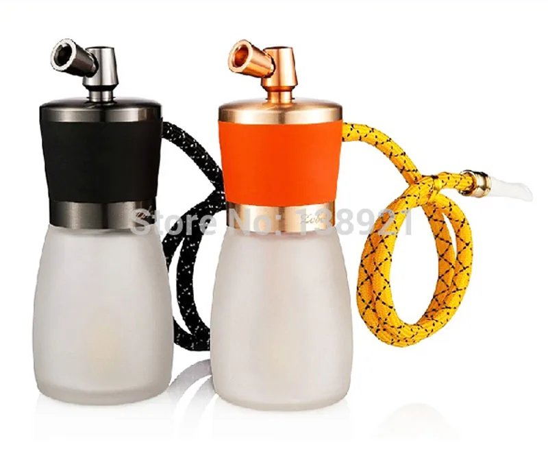 1 шт. Вода Курительная трубка Шиша Кальян Bicirculation Двойной Фильтр Табак Пот трубки