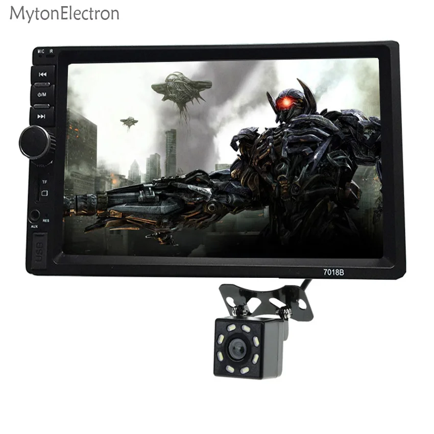 Автомобильная задняя камера заднего вида с 8 светодиодный и 2 din мультимедийный