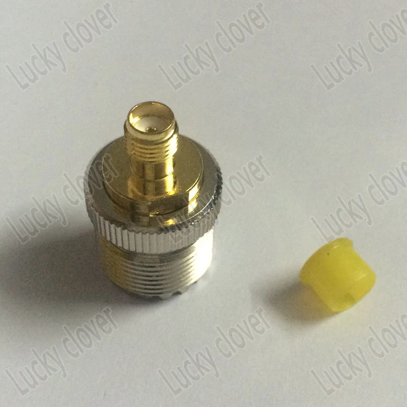 1 шт. двухсторонний радиочастотный адаптер антенны (S021A) SMA Female к SO239 (PL259) UHF Adapter для