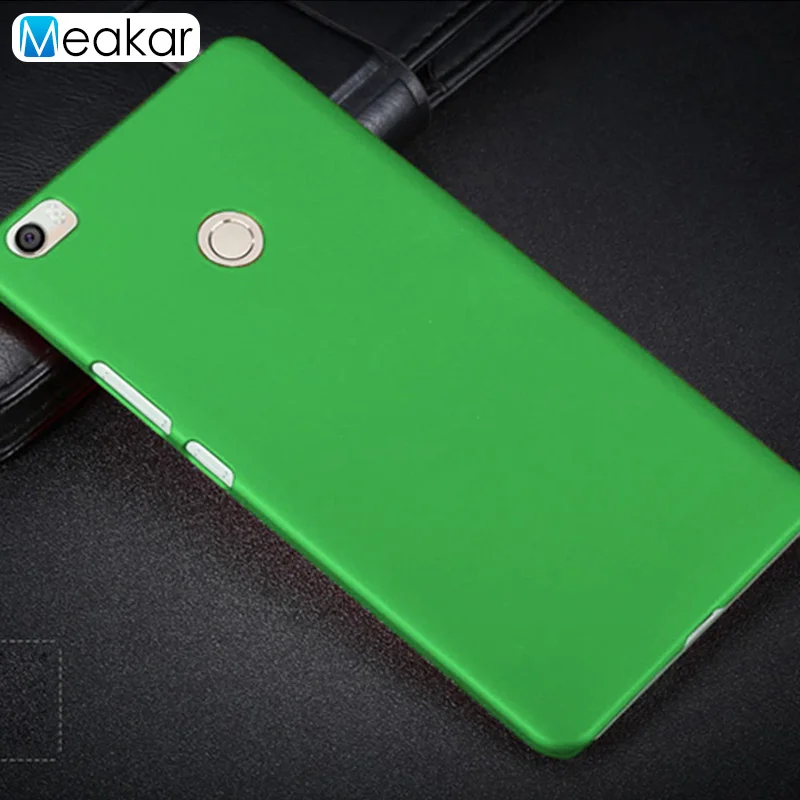 green Матовая Пластик Coque 6.44For Xiaomi mi Max чехол для Xiaomi mi Max mi max Prime Pro Чехол для телефона чехол-лента на заднюю панель - Цвет: green
