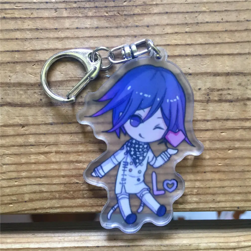 Danganronpa V3 Ouma Kokichi брелок любовь ремешок прозрачный 6 см|Реквизит для костюмов| |