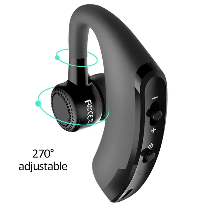 Бизнес беспроводные Bluetooth наушники громкой связи с шумоподавлением Спортивная bluetooth-гарнитура с микрофоном для Meizu для Xiaomi iPhone
