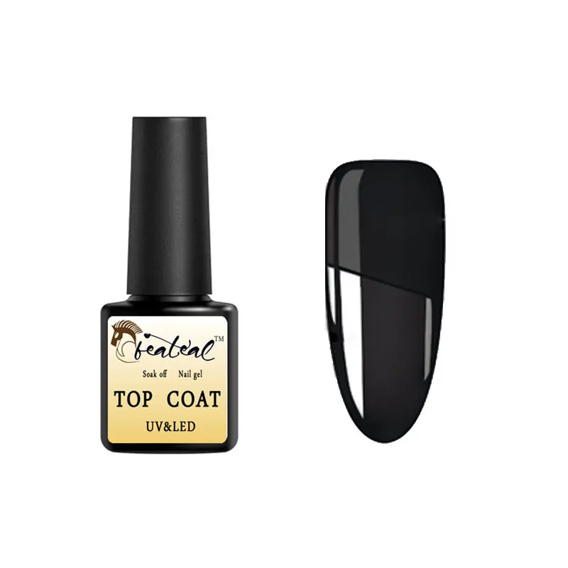 Tempering Top coat Beateal, 8 мл, матовый топ, впитывающий уф гель-лак, основа и верхнее покрытие, длинный, последний цвет, гель-фольга для ногтей, дизайн ногтей, гель-лак Esmaltes - Цвет: Tempering Top coat