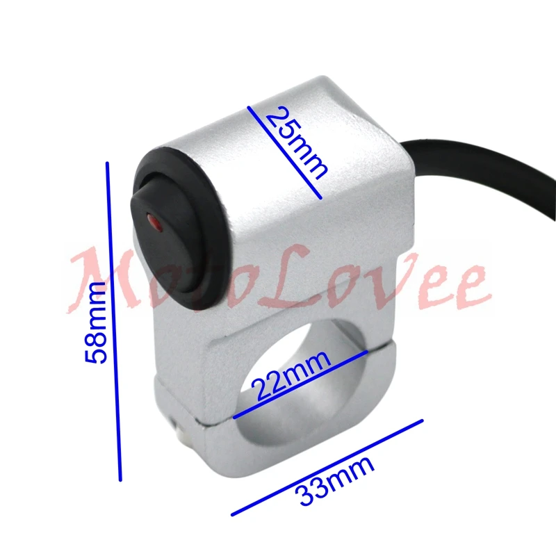 MotoLovee 12V 10A светильник на руль мотоцикла противотуманный Точечный