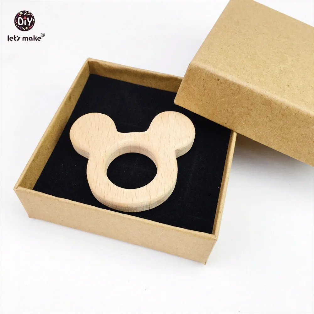 Детский деревянный Прорезыватель для зубов сделай сам 10 шт.|wooden beads|wooden teethersbeads beads