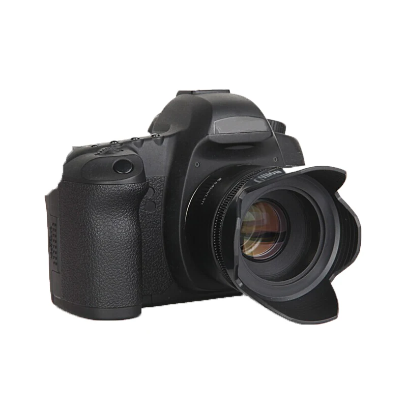 10pcs DC-SN 49 52 55 58 62 67 72 77mm Camera Lens Hood Flower Shape Lotus Type Screw Mount For canon nikon Sony SLR camera lens |