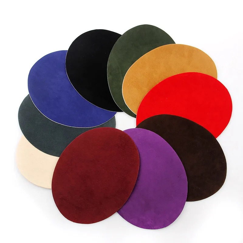 2 шт. джинсовый овал пластырь на пластыри ремонт локоть наколенники джинсы сделай