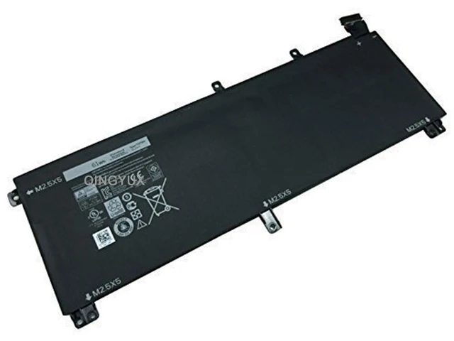 Аккумулятор для ноутбука QINGYUX T0TRM 11 1 V 61Wh совместим с Dell XPS 15 9530 Precision M3800 245RR H76MV