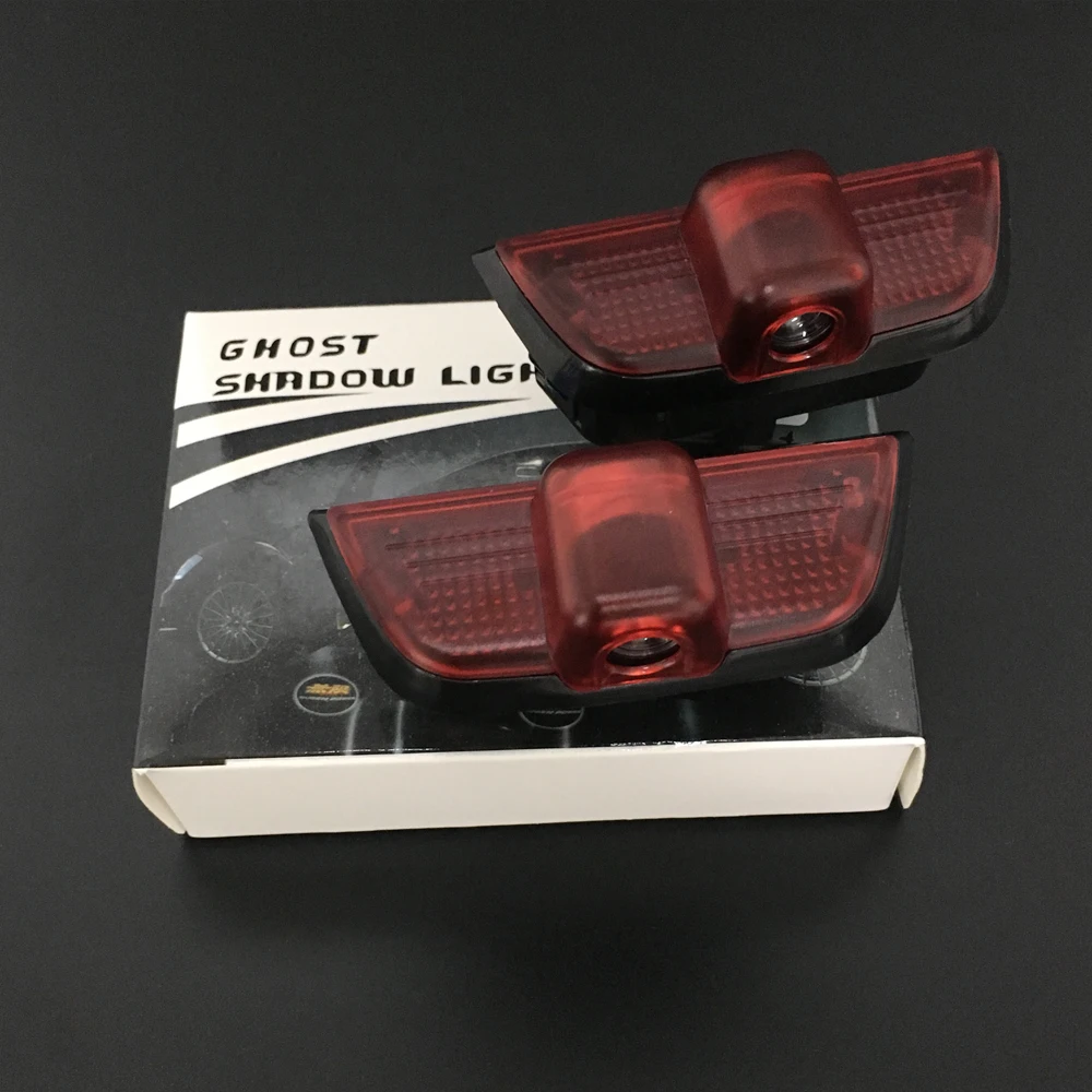 2pcs Auto Products Car Door Light For Mercedes Logo W204 C180 C200 C350 C Class Emblem Ghost Shadow Car-styling | Автомобили и