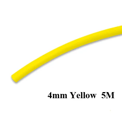 Yellow 4mm 5M BlueSea 5 м/рулон 3/4/5/6/8 мм термоусадочная трубка для оказания помощи, крючки, станок и Пластик терм усадочная трубка помощник рыболовные крючки Термальность-Пластик трубки - Цвет: Yellow 4mm 5M