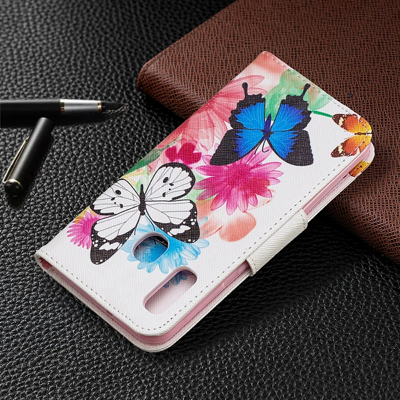 Откидной кожаный чехол-бумажник с отделениями для карт для samsung Galaxy Note 10 Plus S10 S9 A70 A50 A40 A30 A20 A10 M10 M20 Магнитный чехол-подставка