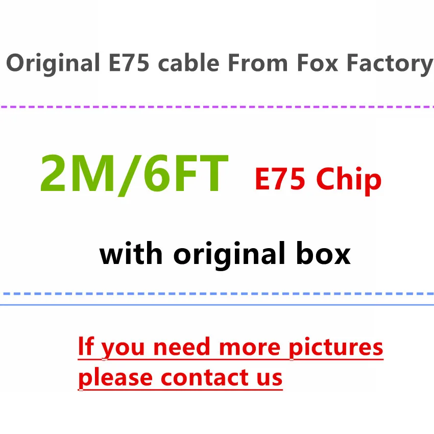 5 шт./лот оригинальные 2 м/6FT 5ic E75 чип OD 3,0 мм USB кабель для передачи данных для Foxconn 5S 6 6s, 7, 7 plus, 8, 8pl с розничной коробкой