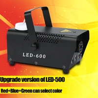 upgrade version led 600 fog machine wireless control 500w dj party stage light rgb color select disco home party smoke machine