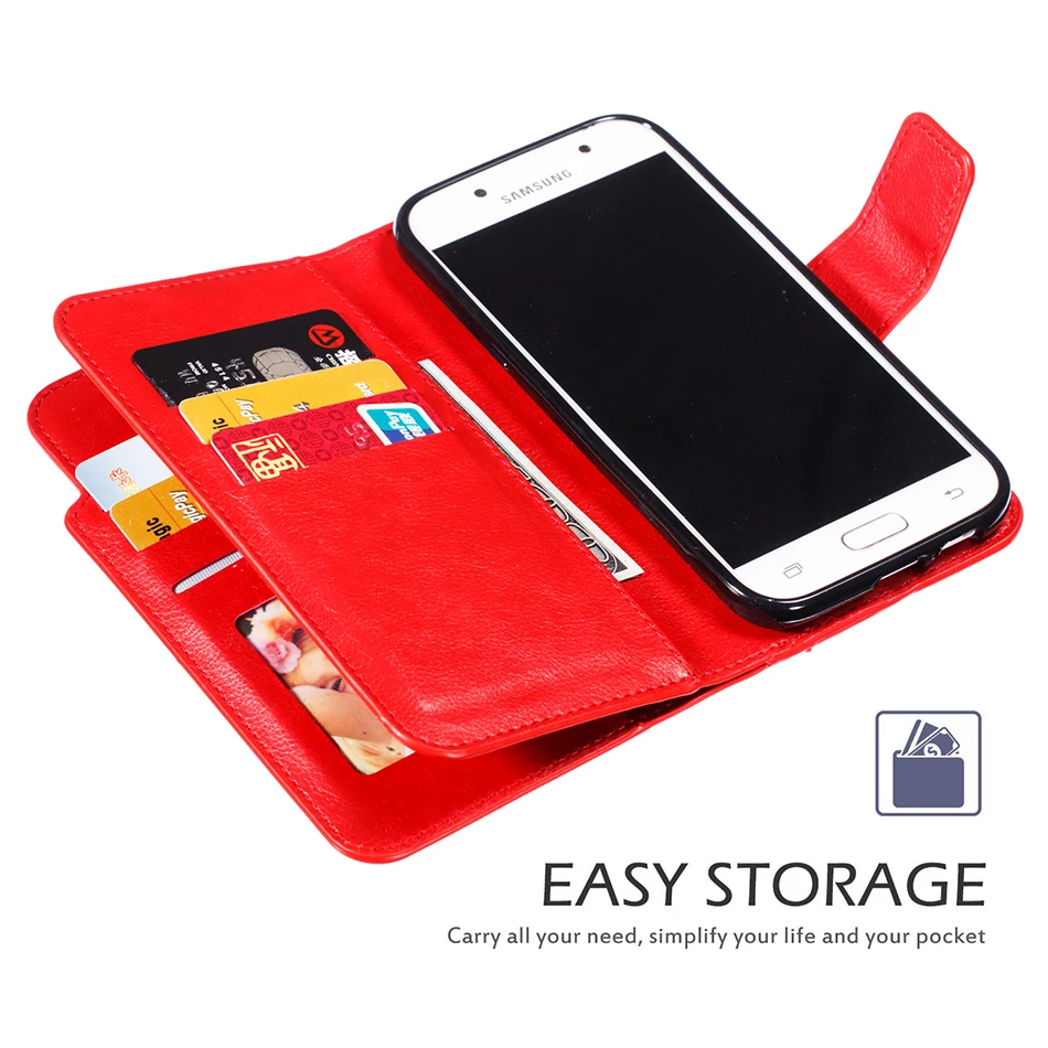 

Vintage Case For Coque Samsung Galaxy A3 2017 2016 2015 Flip Phone Cover Leather 9 Card Wallet SM-A320F SM-A300F SM-A310 B300
