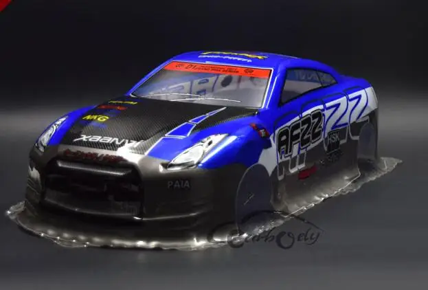 Синий Корпус для Tamiya HPI 1/10 на дороге плоский NNISSAN SKYLINE R32 GT-R кузов 17515 2000GT-R LB KYOSHO Drift EP RC автомобиль