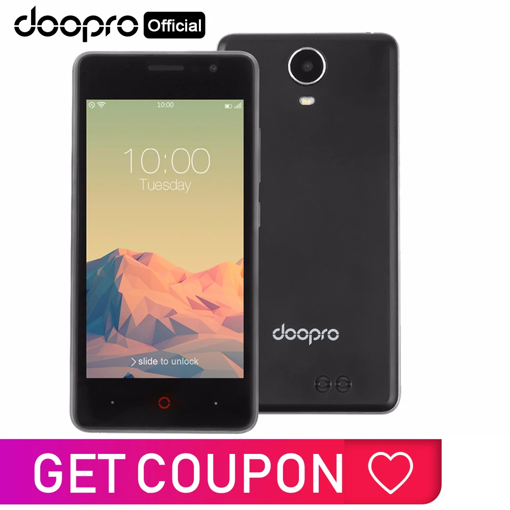 Doopro P4 4 5 дюймов 3200 мАч мобильные телефоны MTK6580 ядра Android 7 0 1 ГБ Оперативная память 8