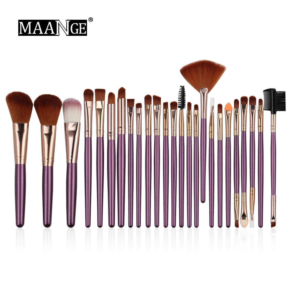 MAANGE Pro 18/20/25 шт кисти для макияжа губ Тени век Pincel Румяна Кисть основы набор Pinceaux