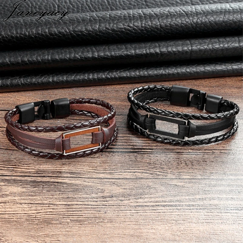 Мужской винтажный браслет 4 цветной кожаный 2018|womens bracelets vintage|leather braceletleather bracelet men |
