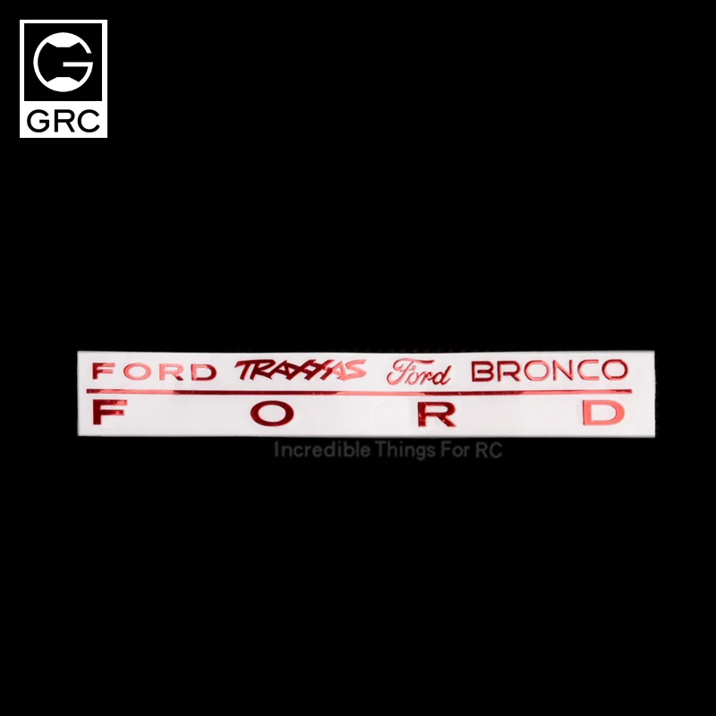 GRC TRX4 Ford Bronco Наклейка украшения R/C модель игрушки автозапчасти аксессуары |