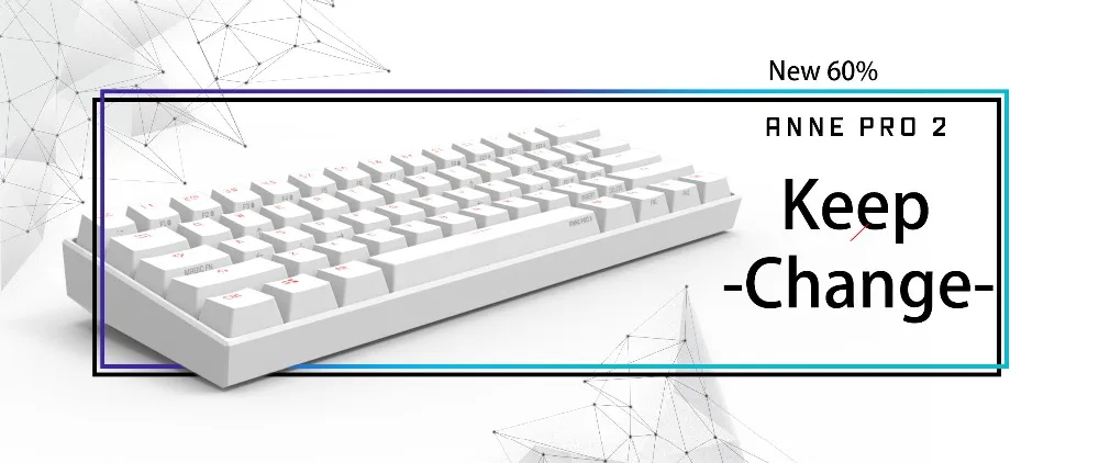 Anne Pro2 Мини Портативный 60% NKRO механическая клавиатура RGB подсветка Беспроводная bluetooth игровая клавиатура съемный кабель
