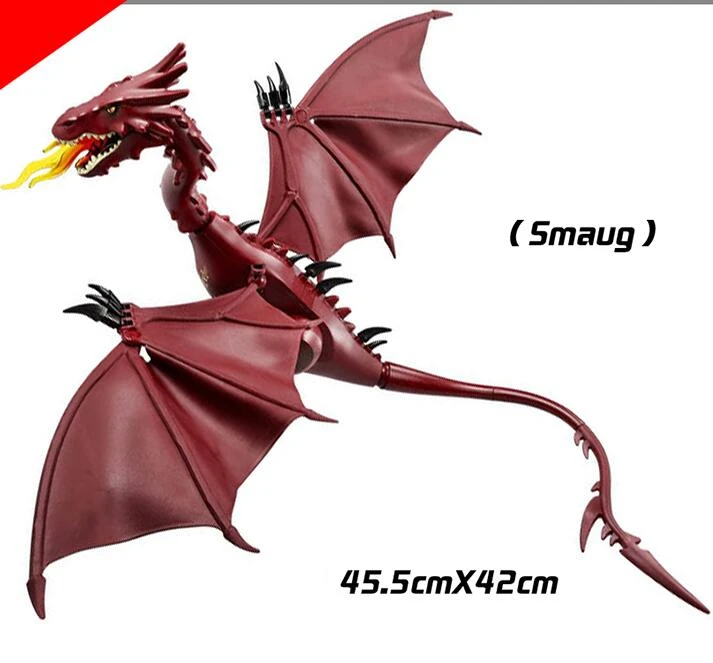 Smaug Hobbits Властелин колец фигурки Строительные Кирпичи Блоки Игрушка совместима с