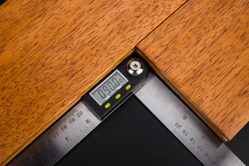 Профессиональный электронный измеритель углов из нержавеющей стали с ЖК