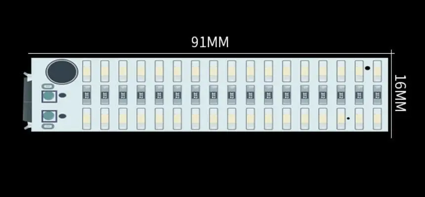 2*17 светодиодный USB Мини Голосовое управление аудио музыка спектральное