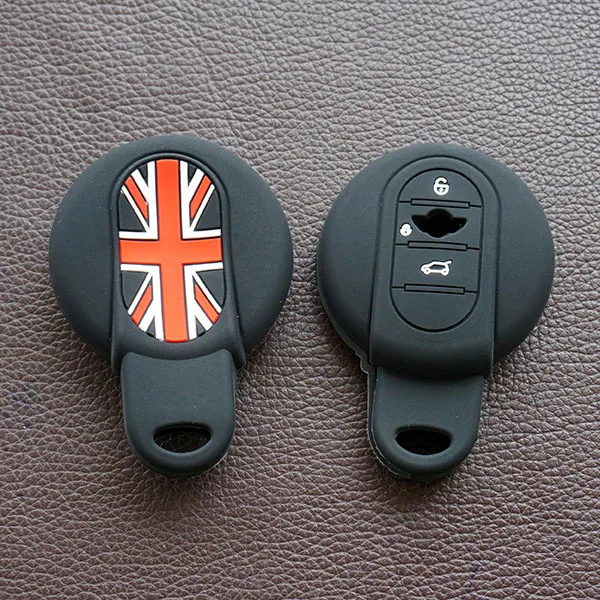 Набор силиконовых чехлов для ключей наклейки BMW mini cooper poadster купе countryman paceman R55 R56 R57