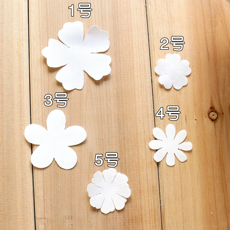 

100pcs Satin flowers patch applique for wedding dress women lace fabric bride hair veil clothing decoration patch accessories