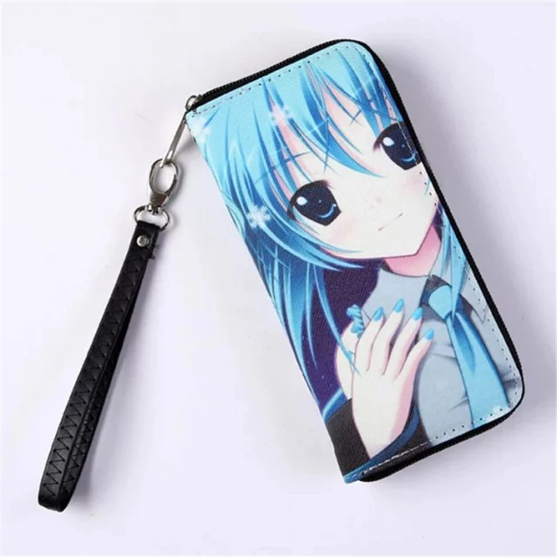 33 Аниме мультфильм pu кошелек Сейлор Мун одна деталь Danganronpa Пикачу карты Captor My Hero Academy держатели портмоне на Молнии Сумочка - Цвет: 33