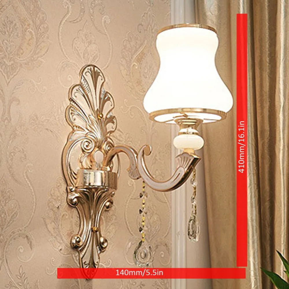 Led Crystal Wall Light Bedside Lamp For Bedroom TV Background Decoration | Лампы и освещение