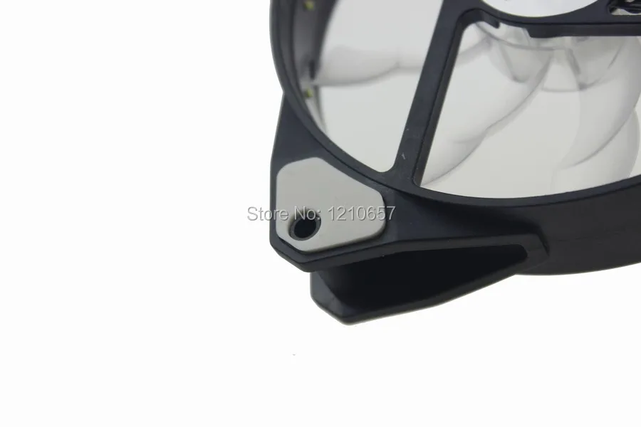2 шт партия 3Pin 4Pin Охлаждение процессора теплоотвод вентиляторы 15 LED белый свет для