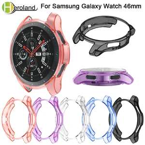 Защитный чехол из ТПУ для Samsung Galaxy Watch 46 мм, аксессуары для умных часов, защитные чехлы с рамкой для Samsung Gear S3